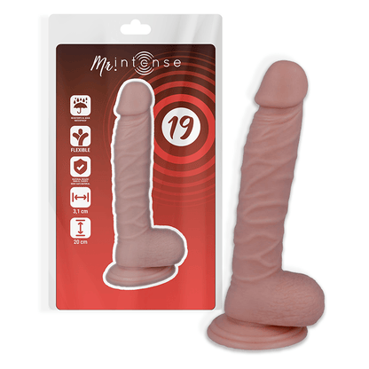 Consolador Realista MR INTENSE de 20 cm - Diámetro 3.1 cm - Lover Dreams