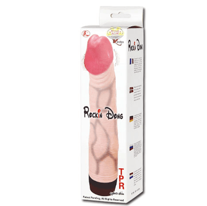 Consolador Realista Rockin Dong - Vibraciones Potentes y Diseño Esculpido a Mano - Lover Dreams