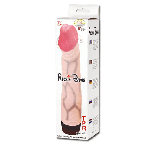 Consolador Realista Rockin Dong - Vibraciones Potentes y Diseño Esculpido a Mano - Lover Dreams