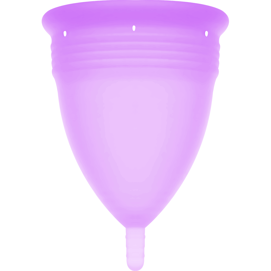 Copa Menstrual de Silicona Lila Talla L - Aprobada por FDA | Stercup - Lover Dreams