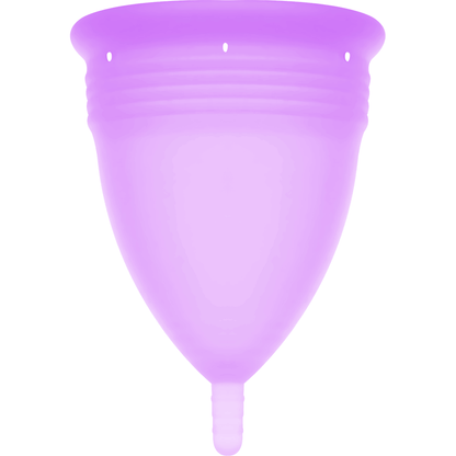 Copa Menstrual de Silicona Lila Talla L - Aprobada por FDA | Stercup - Lover Dreams