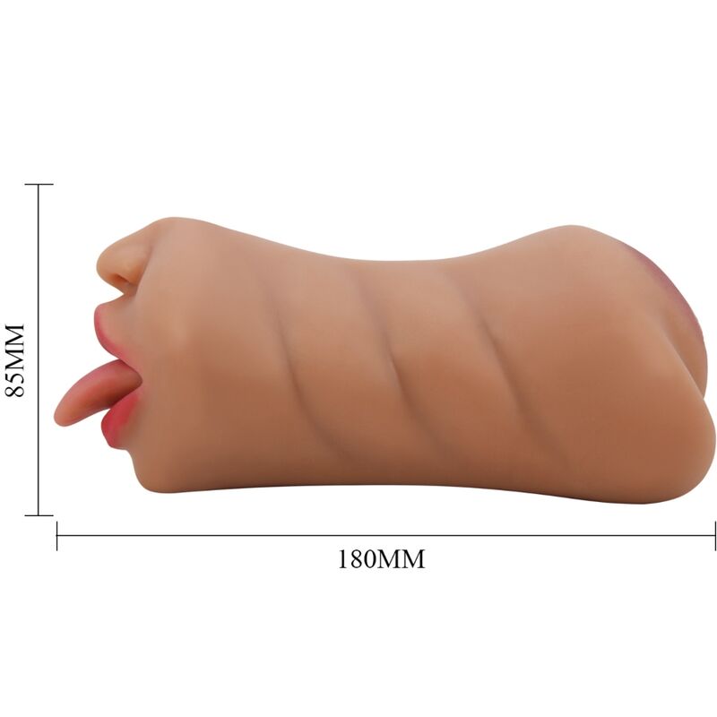 CRAZY BULL - SARAH MASTURBADOR DOBLE BOCA & VAGINA NATURAL - Lover Dreams