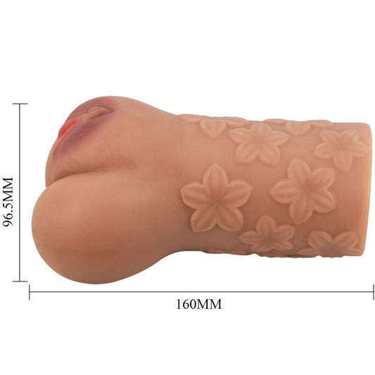 CRAZY BULL - SCARLET VAGINA Y ANO DISEÑO CON FLORES NATURAL - Lover Dreams