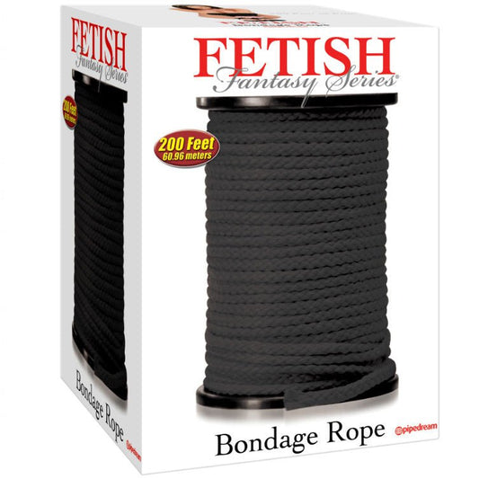 Cuerda de Seda Negra para Bondage - Fetish Fantasy Series 61 Metros - Lover Dreams