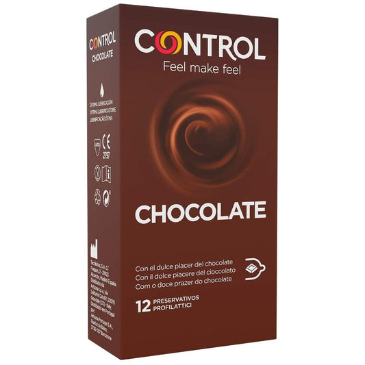 Deléitate con condones de chocolate: lubricación suave, ajuste anatómico y testeados dermatológicamente (Caja de 12 unidades) - Lover Dreams