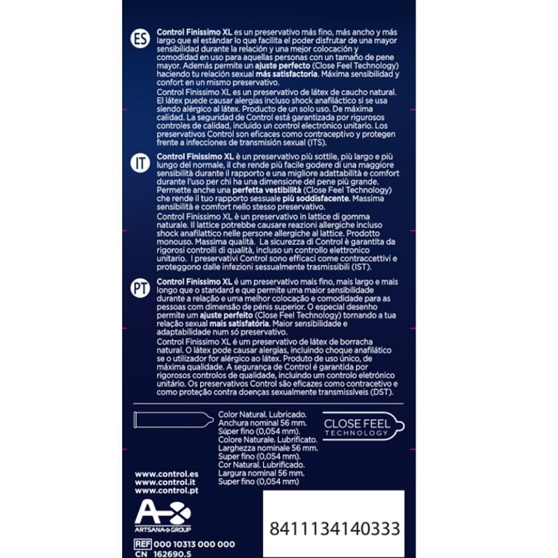 "Descubre Control Fino: Preservativos Ultra Finos para Máxima Sensibilidad y Comodidad" - Lover Dreams