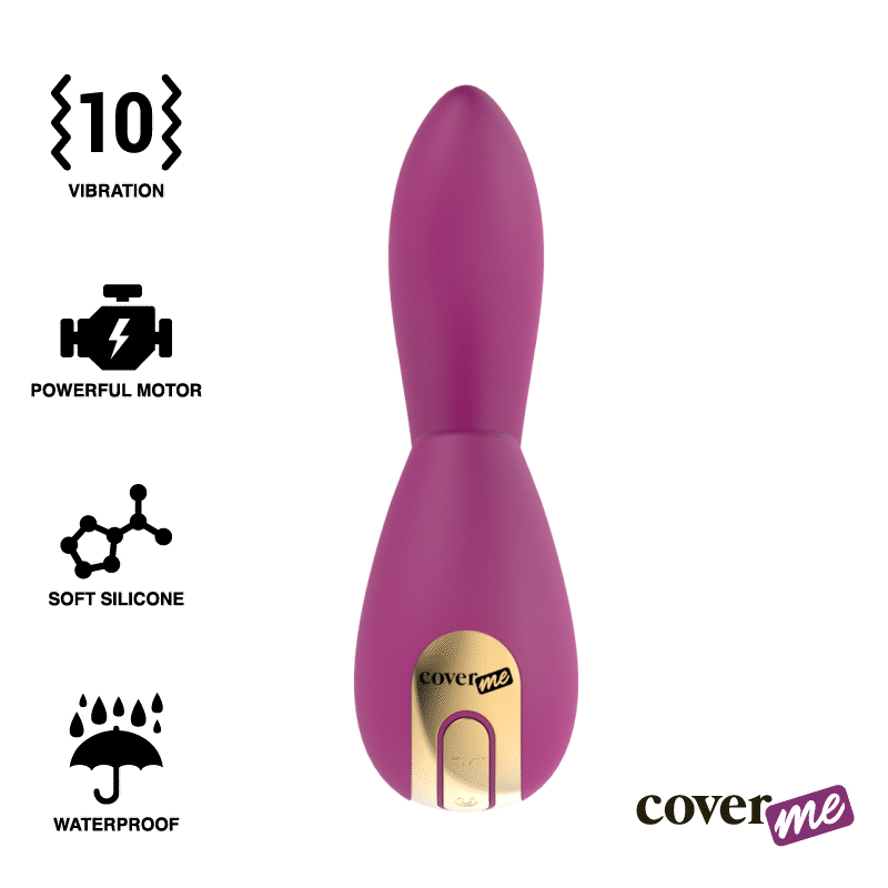 Descubre el Placer con COVERME: Vibrador de Alta Calidad para el Punto G y Clítoris, con Motores Potentes y Silicona Suave. - Lover Dreams