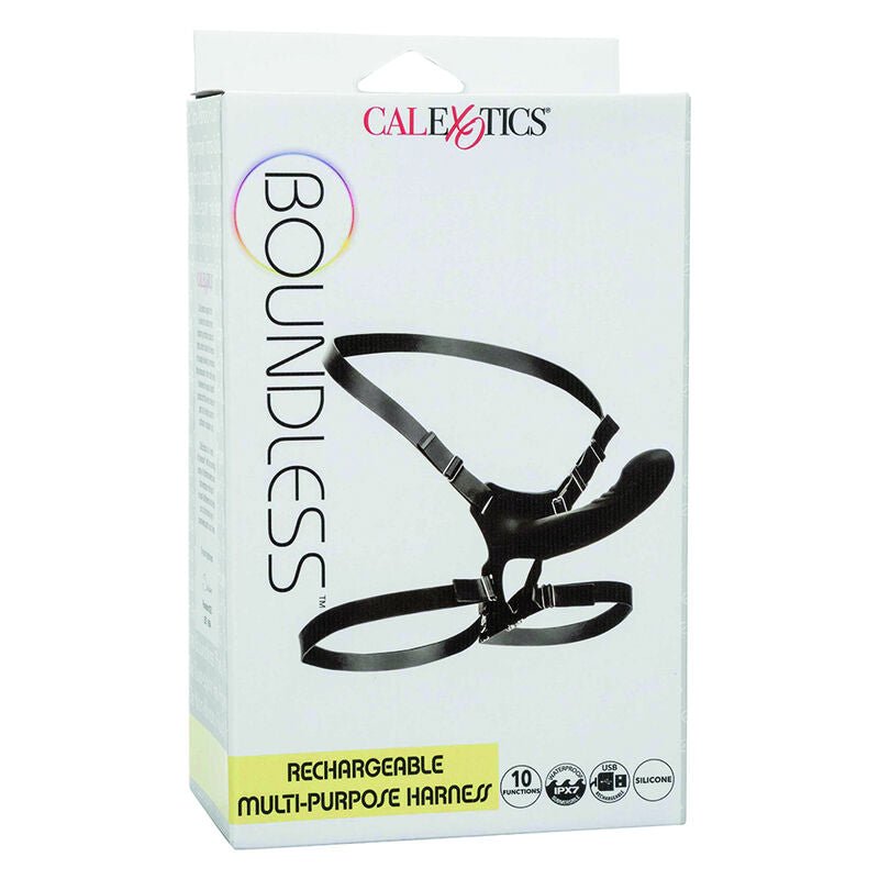 Descubre el Placer Definitivo con el Arnés Recargable Multifunción Boundless - Vibra y Estimula con Estilo - Lover Dreams