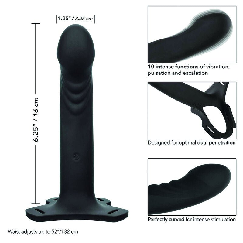 Descubre el Placer Definitivo con el Arnés Recargable Multifunción Boundless - Vibra y Estimula con Estilo - Lover Dreams