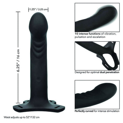 Descubre el Placer Definitivo con el Arnés Recargable Multifunción Boundless - Vibra y Estimula con Estilo - Lover Dreams