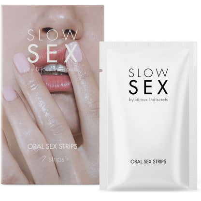 "Descubre SLOW SEX by Bijoux: Cosmética Erótica con Ingredientes Naturales y Envases Ecológicos – Oral Sex Strips con Efecto Frío y Sabor Mentolado" - Lover Dreams