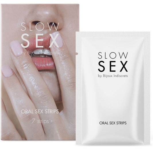 "Descubre SLOW SEX by Bijoux: Cosmética Erótica con Ingredientes Naturales y Envases Ecológicos – Oral Sex Strips con Efecto Frío y Sabor Mentolado" - Lover Dreams