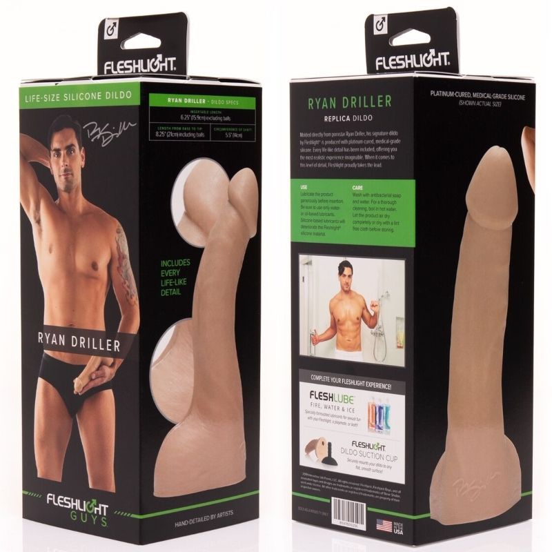 Dildo Realista de Ryan Driller: Experiencia Intensa con Silicona Premium, 21 cm de Auténtico Placer - Lover Dreams