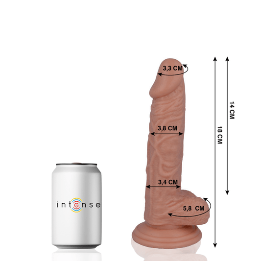 Dildo Realista MR INTENSE de 18 cm con 3.8 cm de Grosor - Sensación Auténtica para el Placer. - Lover Dreams