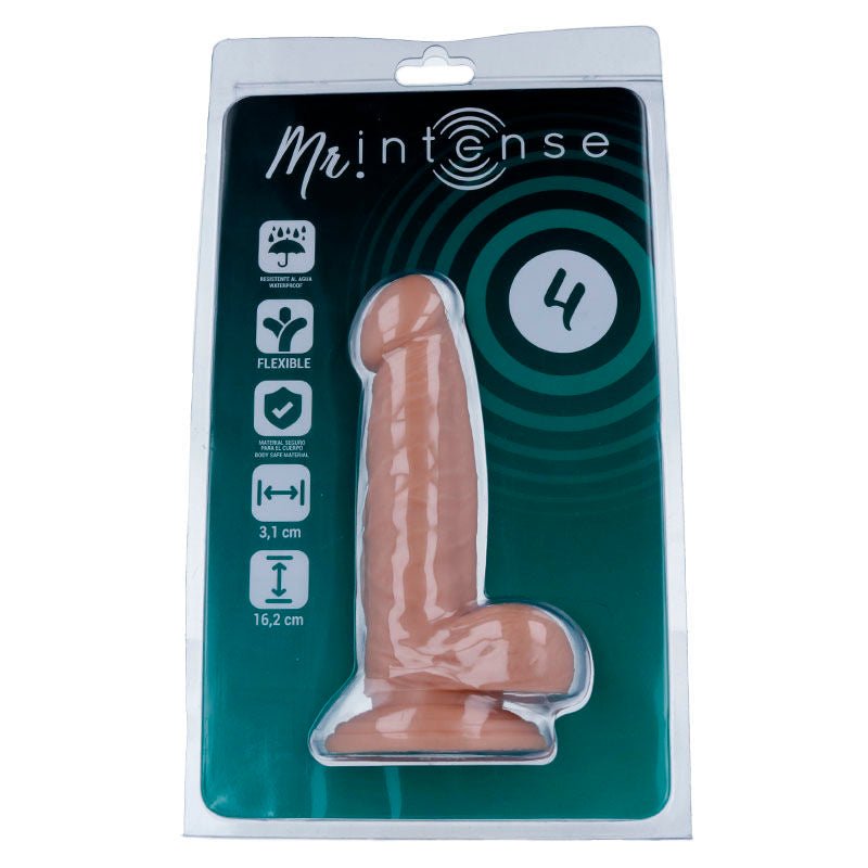 Dildo Realista Mr. Intense: Placer y Comodidad con Ventosa Potente y Diseño Hipoalergénico - Lover Dreams