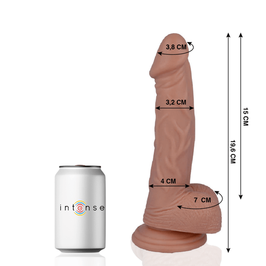 Dildo Realístico MR INTENSE - 19.6 cm de Longitud y 3.2 cm de Diámetro - Lover Dreams