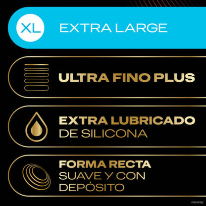 DUREX - CONEXIÓN TOTAL XL ULTRA FINO PLUS SIN LÁTEX 10 UNIDADES - Lover Dreams