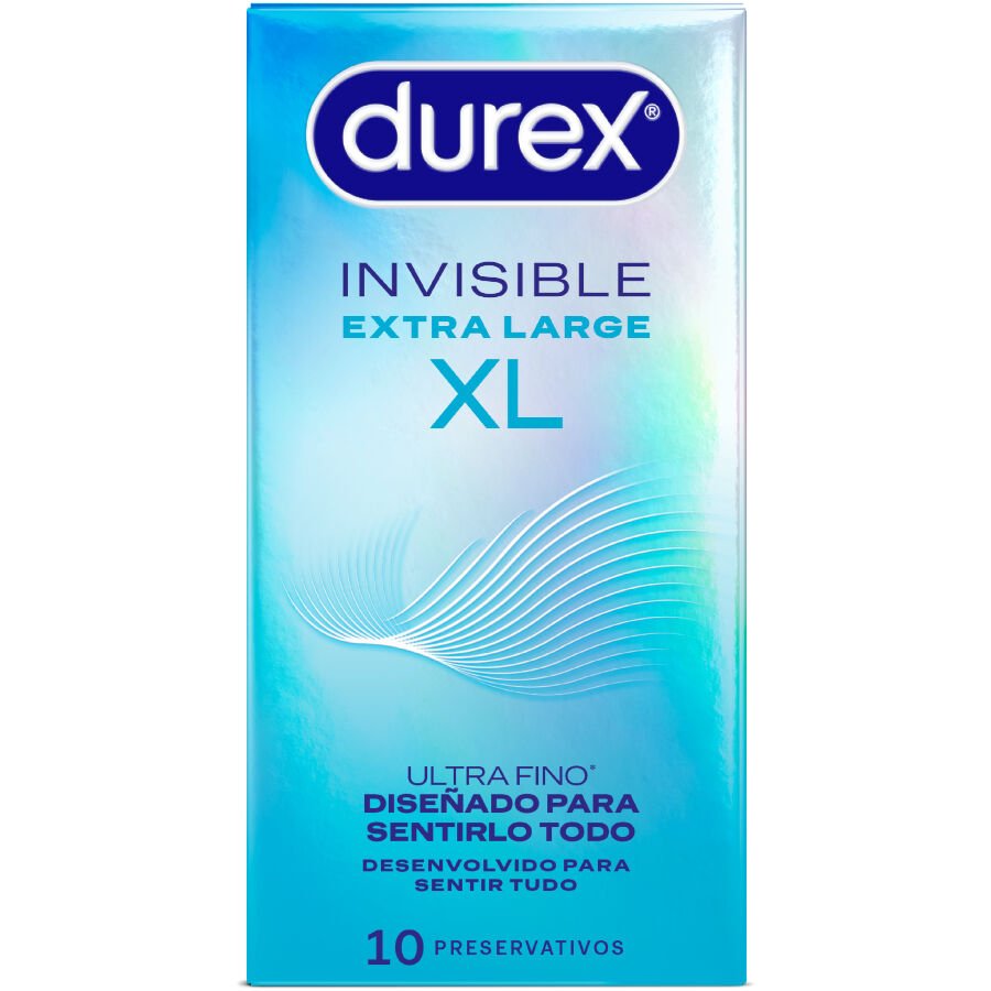 DUREX - PRESERVATIVOS INVISIBLE XL 10 UNIDADES - Lover Dreams