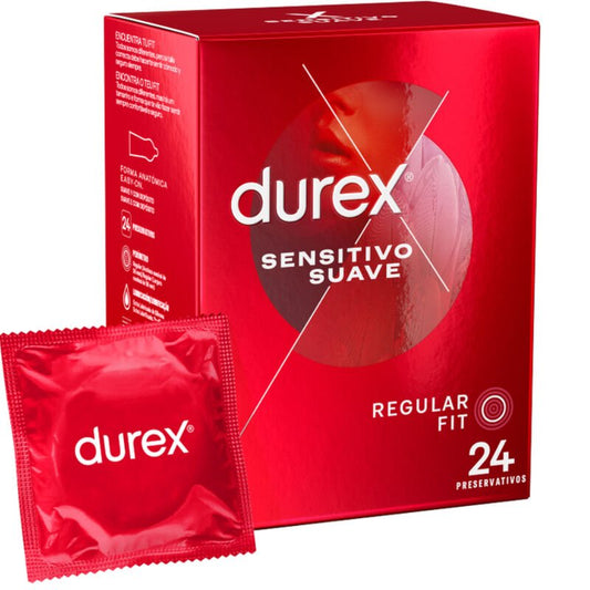 Durex Sensitivo Suave: Preservativos Ultrafinos con Ajuste Perfecto para Máxima Comodidad y Seguridad - Lover Dreams