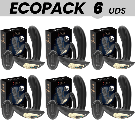 ECOPACKS 6 UDS - IBIZA VIBRADOR WEARABLE CON ESTIMULACIÓN PUNTO - G Y CLÍTORIS CON CONTROL REMOTO - Lover Dreams