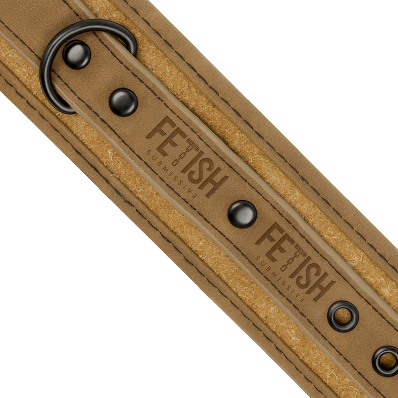Esposas de Cuero Vegano con Forro de Neopreno - Fetish Submissive Origen - Lover Dreams