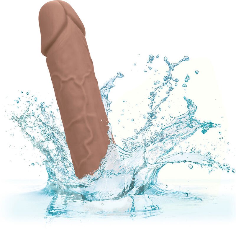 Extensión Realista Performance Maxx de 8" con Diseño Hueco y Soporte para el Escroto - Mejora Tu Experiencia de Placer con Silicona de Primera Calidad - Lover Dreams