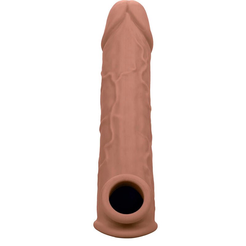 Extensión Realista Performance Maxx de 8" con Diseño Hueco y Soporte para el Escroto - Mejora Tu Experiencia de Placer con Silicona de Primera Calidad - Lover Dreams