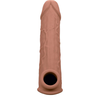 Extensión Realista Performance Maxx de 8" con Diseño Hueco y Soporte para el Escroto - Mejora Tu Experiencia de Placer con Silicona de Primera Calidad - Lover Dreams