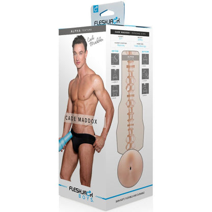 Fleshjack Cade Maddox: Experiencia Premium con Estrías Unicas para Placer Intenso y Textura Intricada - Lover Dreams
