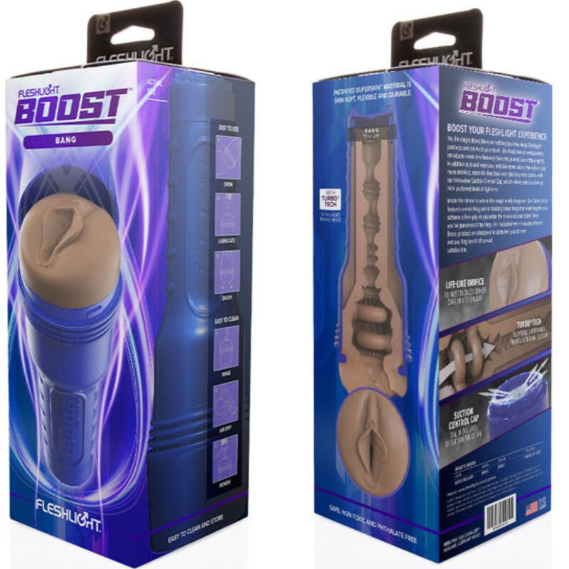 Fleshlight Boost - Masturbador Realista Vagina Bang para Experiencias Intensificadas - Lover Dreams