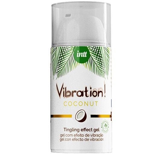 "Gel Estimulante Vegano Vibration Coconut de INTT: Experiencias Vibrantes y Sabor a Coco para el Placer Íntimo" - Lover Dreams