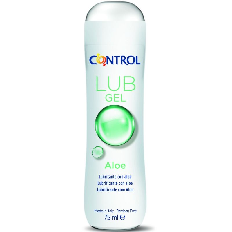 Gel Lubricante con Aloe Vera 75 ml - CONTROL LUB GEL para Hidratación y Sensibilidad - Lover Dreams