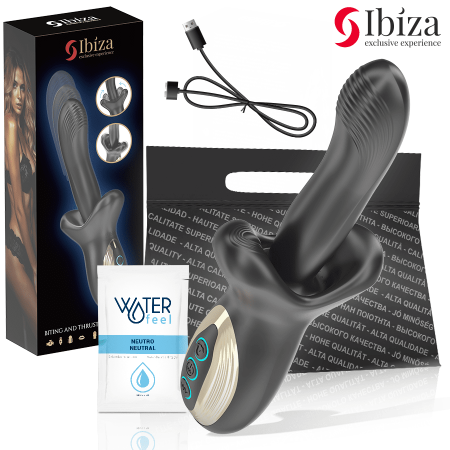 IBIZA - POTENTE VIBRADOR EFECTO THRUSTING Y BITING - Lover Dreams