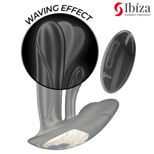 IBIZA - VIBRADOR WEARABLE CON ESTIMULACIÓN PUNTO - G Y CLÍTORIS CON CONTROL REMOTO - Lover Dreams