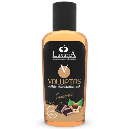 Gel de Masaje Comestible Choconut Efecto Calor 100ml - Intimateline Luxuria
