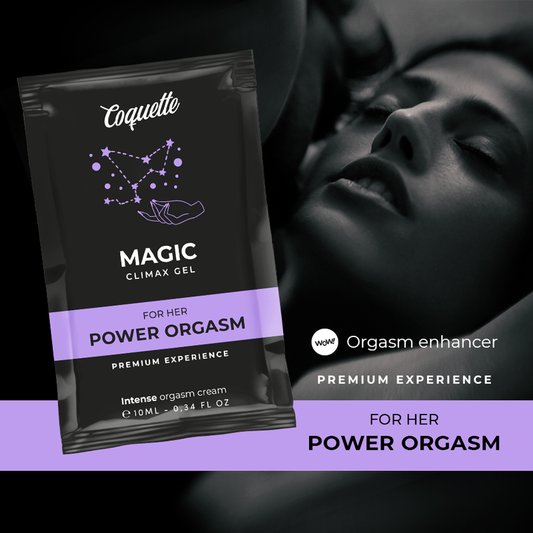 Magic Climax Gel Power Orgasm de Coquette Chic Desire: Intensifica Tus Orgasmos con Sensaciones Inolvidables