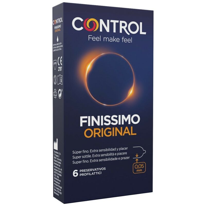 Control Preservativos Ultra Finos - Máxima Sensibilidad y Adaptabilidad (6 Unidades)