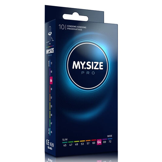 Preservativos MY SIZE 64 mm - Pack de 10 para un Ajuste Perfecto