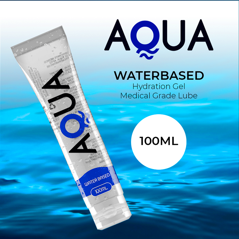 Lubricante Íntimo a Base de Agua Aqua Quality 100ml - Hidratante y de Larga Duración