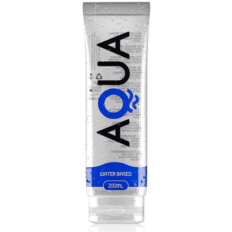Lubricante Íntimo a Base de Agua AQUA QUALITY 200 ml - Suave y Compatible para el Cuerpo