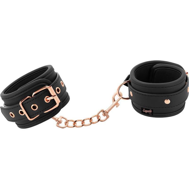 Esposas de Cuero Vegano con Forro de Nopreno - Coquette Chic Desire Fantasy