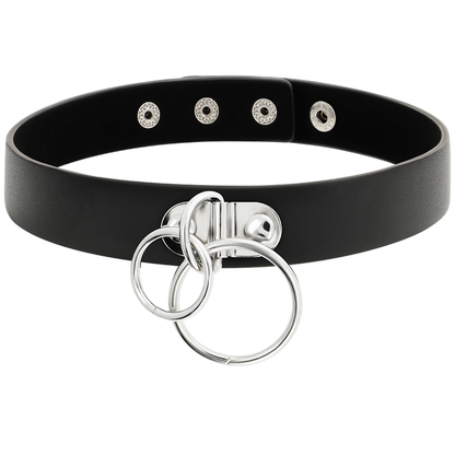 Collar Ajustable Coquette Chic Desire - Complemento Fetish y Accesorio de Lencería en PU Leather Vegano