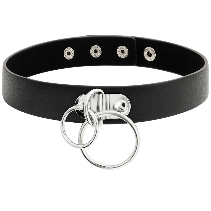 Collar Ajustable Coquette Chic Desire - Complemento Fetish y Accesorio de Lencería en PU Leather Vegano