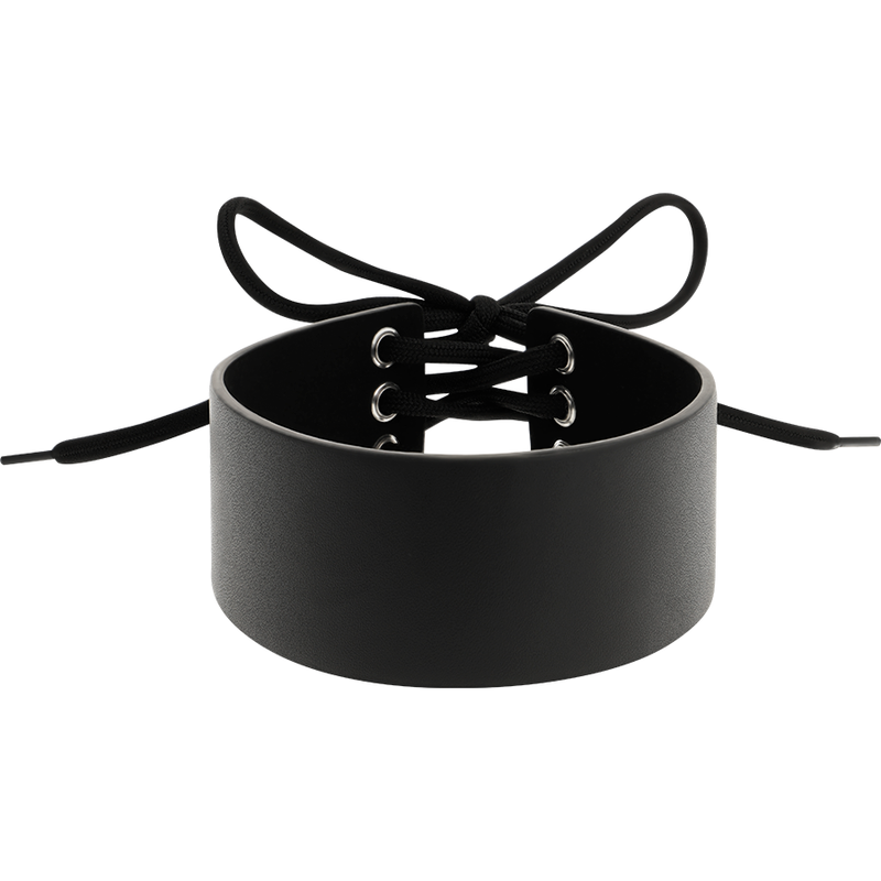 Collar Ajustable Coquette Chic Desire: Estilo BDSM y Fetish en PU Leather Vegano para Looks Atrevidos