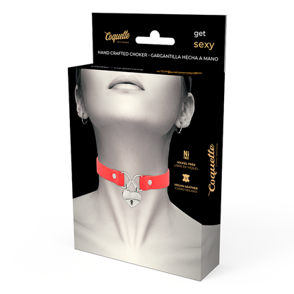 Collar Fetiche de Cuero Vegano Coquette Chic Desire: Elegancia y Sensualidad para la Mujer Moderna