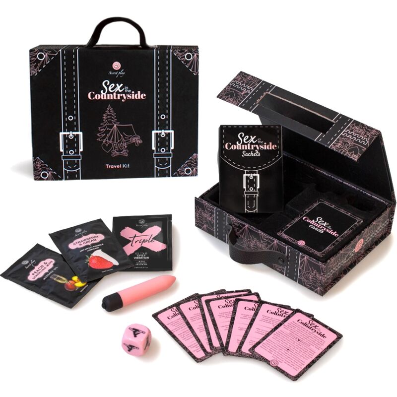 SecretPlay - Kit de Viaje 'Sex in the Countryside' Multilingüe (ES/EN/DE/FR/NL/PT)