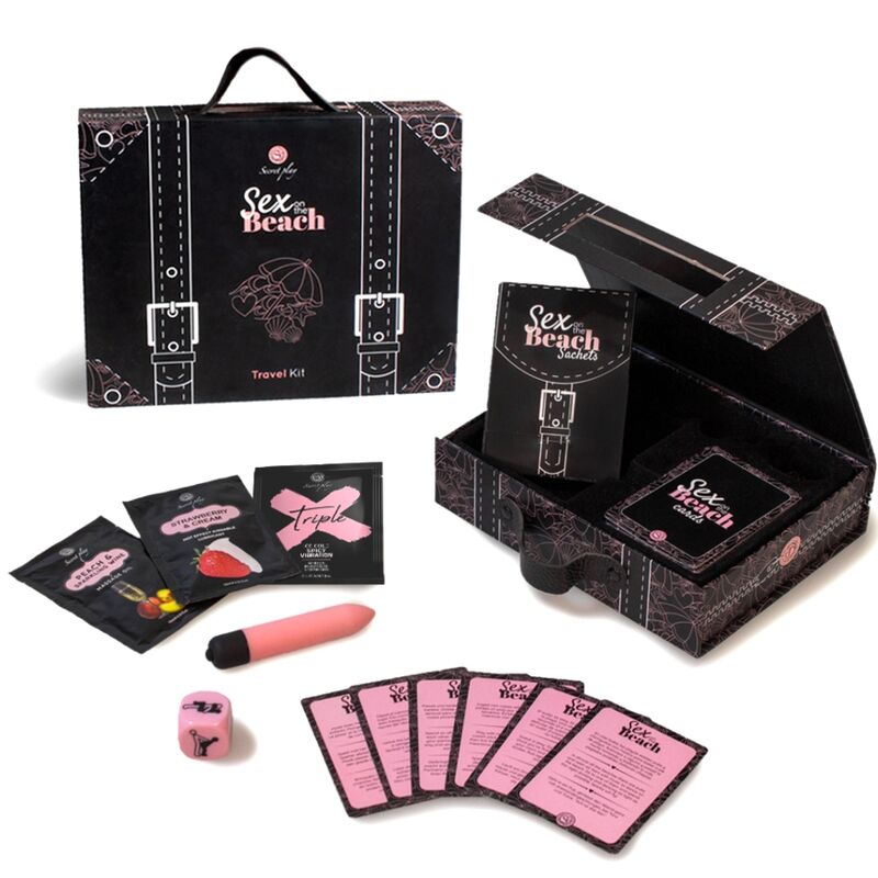 SECRETPLAY - KIT DE VIAJE SEX ON THE BEACH MULTILINGÜE (ES/EN/DE/FR/NL/PT)