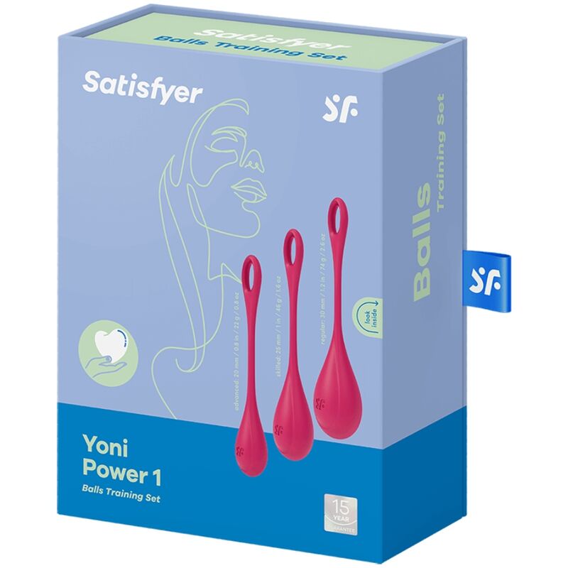 Kit de Entrenamiento Satisfyer Yoni Power 1 en Color Rojo