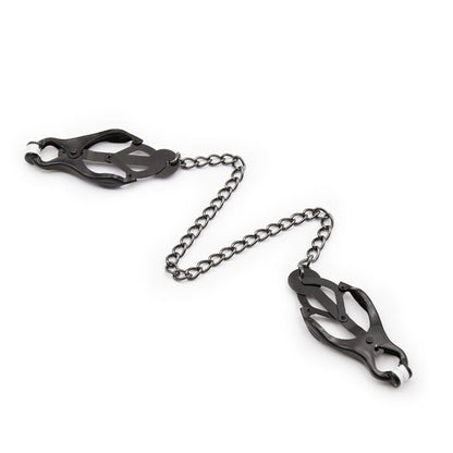 Pinzas para Pezones Japonesas con Cadena Negra OHMAMA FETISH