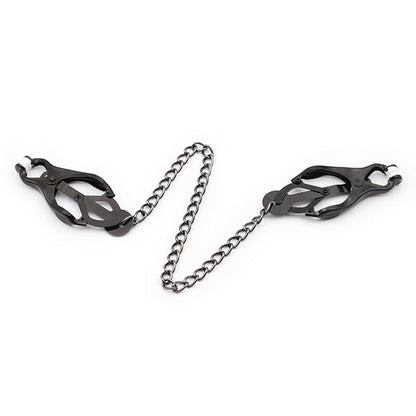 Pinzas para Pezones Japonesas con Cadena Negra OHMAMA FETISH